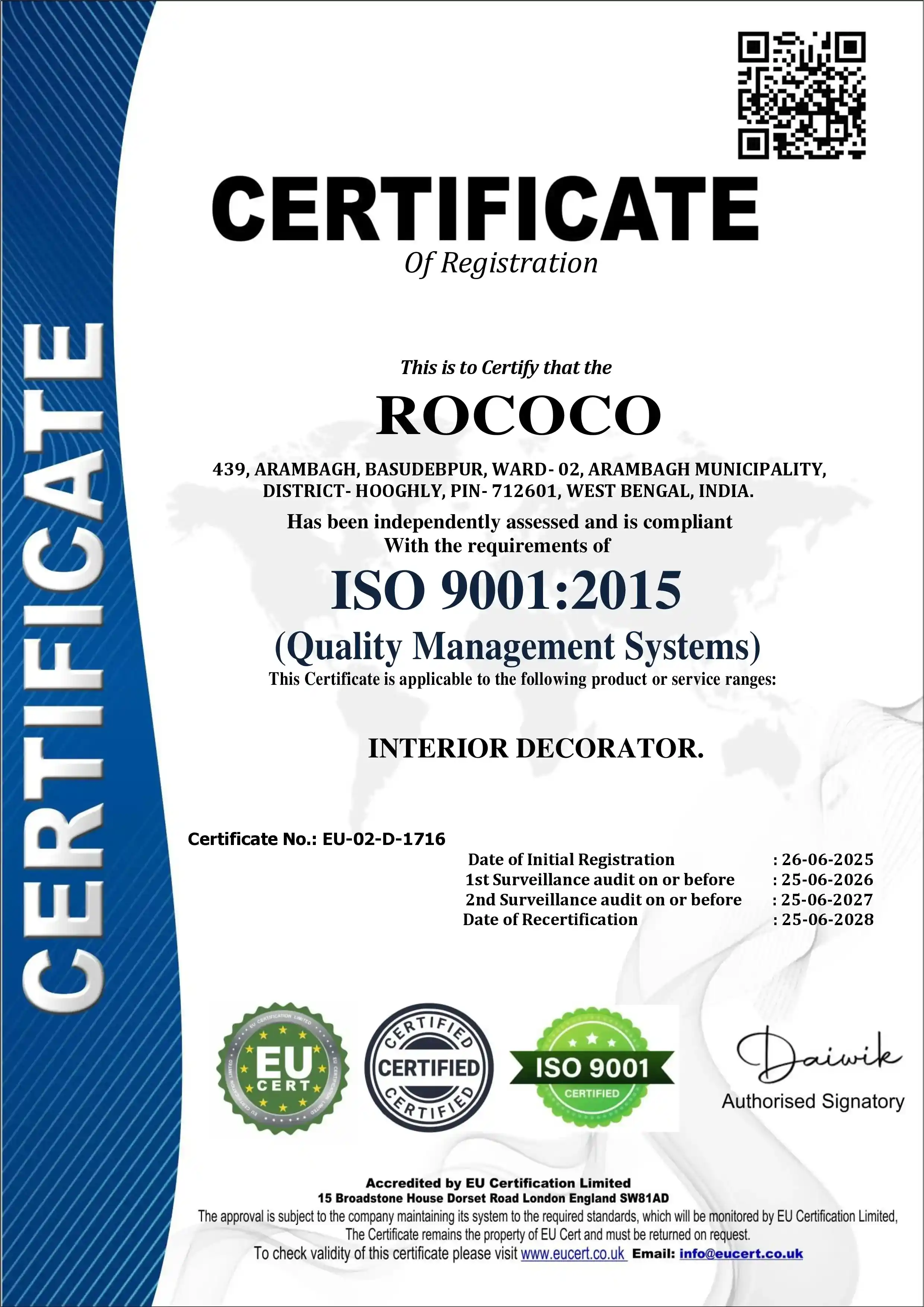 ISO Certified Company